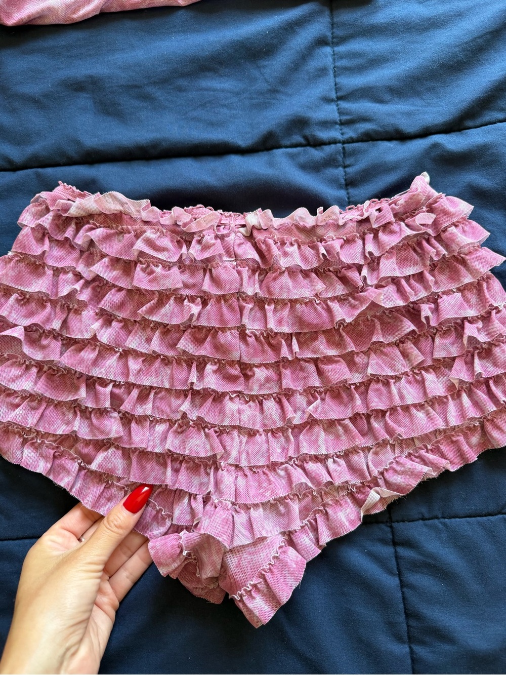 Edikted Ruffle Lace Top & Short Set - Picture 11 of 14